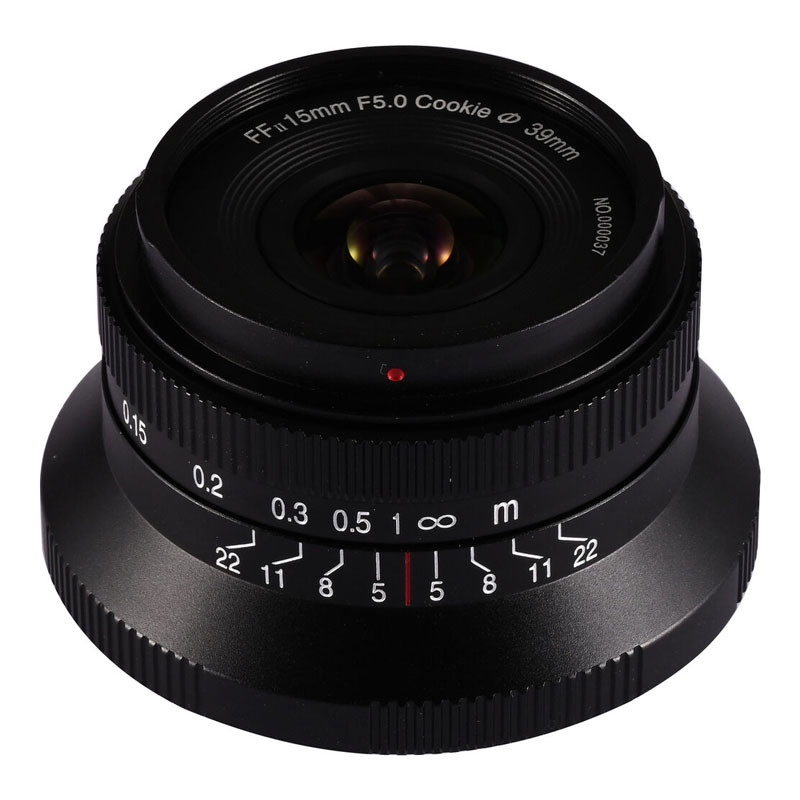 Laowa FF Auto Aperture 15mm f/5 Cookie objektív sony E (Fekete)-1