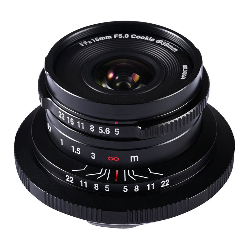 Laowa FF 15mm f/5 Cookie objektív Leica L (Fekete)-1