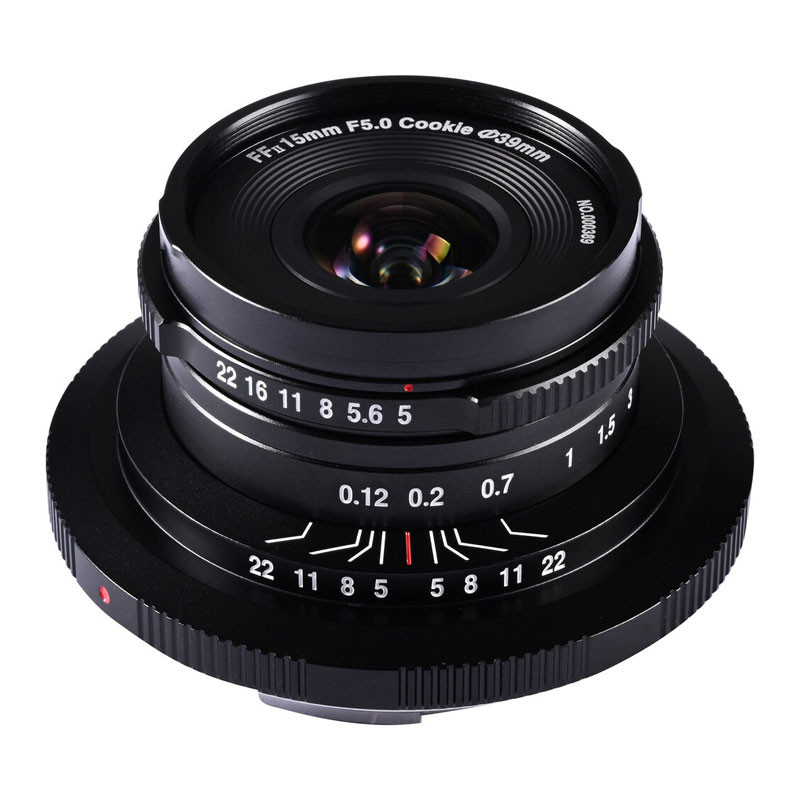 Laowa FF 15mm f/5 Cookie objektív Canon RF (Fekete)-1