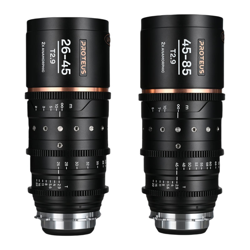 Laowa Proteus Zoom 2X Anamorphic objektív csomag (26-45mm, 45-85mm) - Amber (Meters) ARRI PL + EF-0