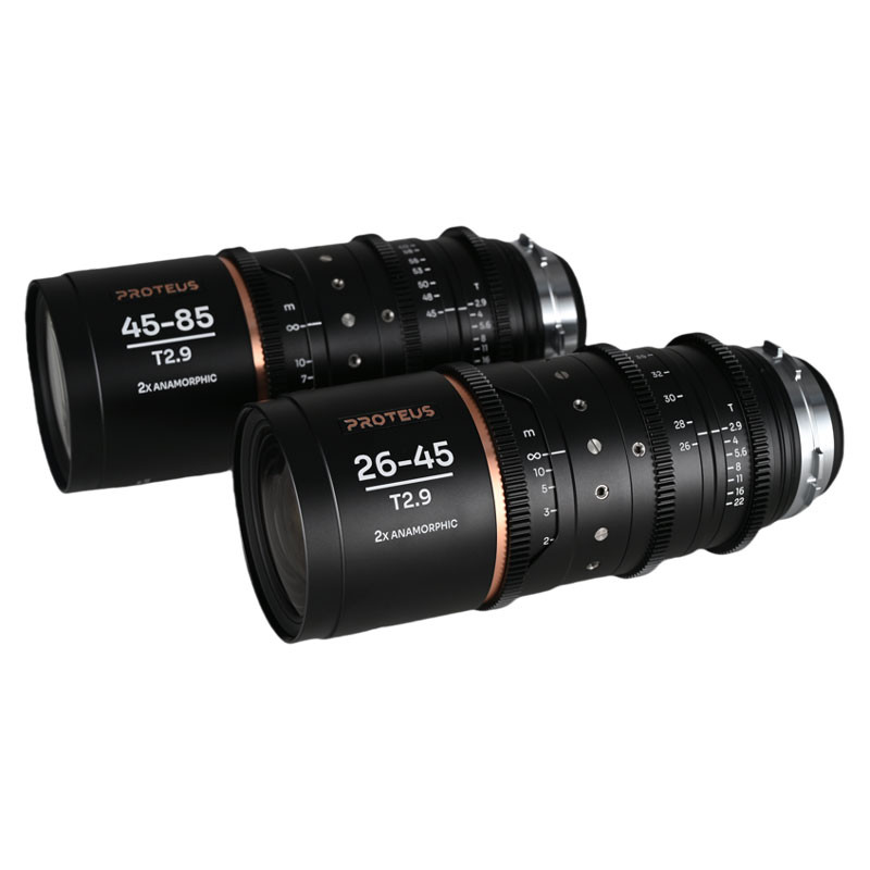 Laowa Proteus Zoom 2X Anamorphic objektív csomag (26-45mm, 45-85mm) - Amber (Meters) ARRI PL + EF-1