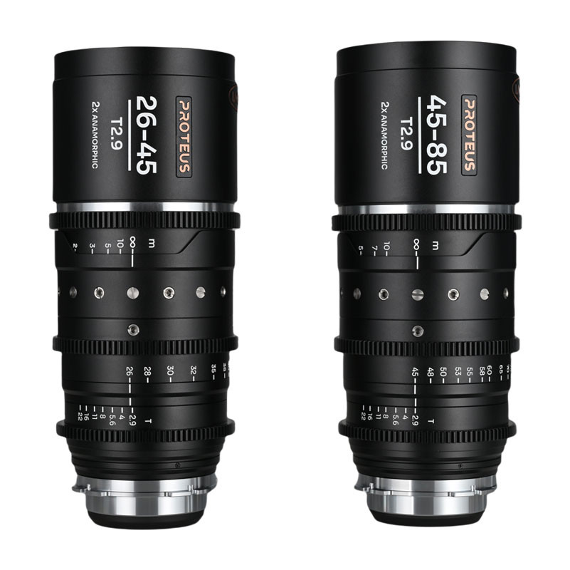 Laowa Proteus Zoom 2X Anamorphic objektív csomag (26-45mm, 45-85mm) - Silver (Meters) ARRI PL + EF-0
