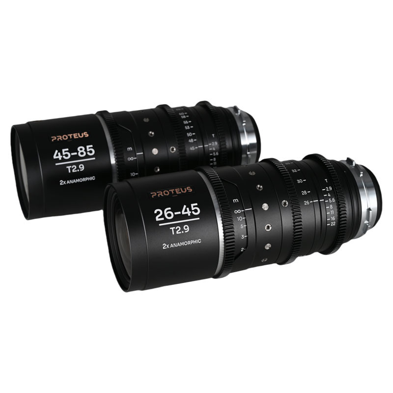 Laowa Proteus Zoom 2X Anamorphic objektív csomag (26-45mm, 45-85mm) - Silver (Meters) ARRI PL + EF-1