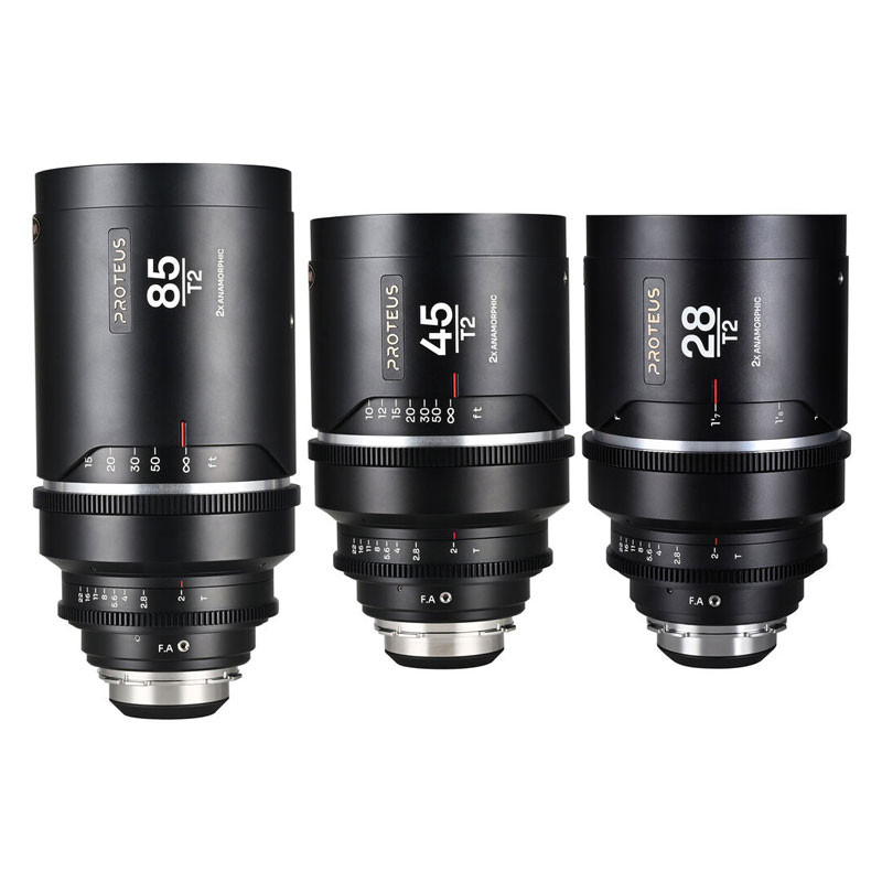 Laowa Proteus Flex 2x Anamorphic objektív készlet (28mm, 45mm, 85mm) - ARRI PL + EF-0