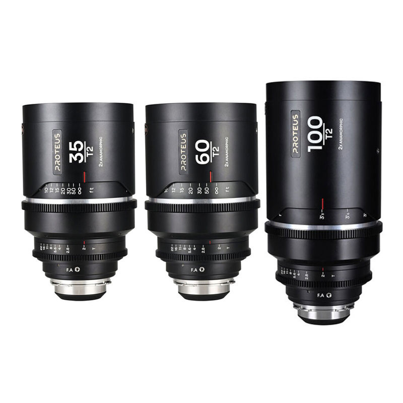Laowa Proteus Flex 2x Anamorphic objektív készlet (35mm, 60mm, 100mm) - ARRI PL + EF-0