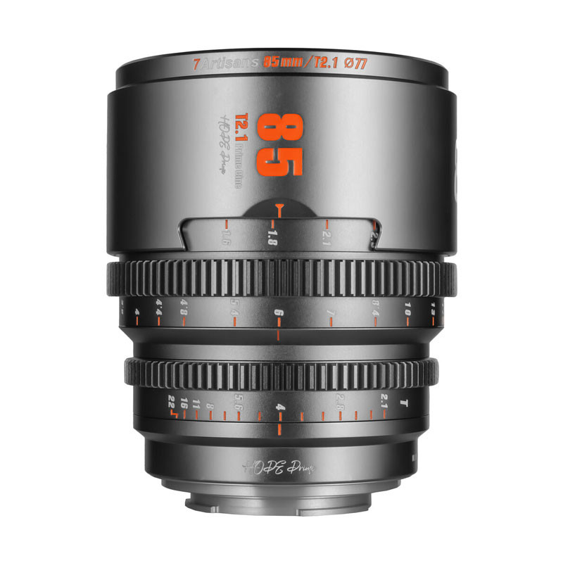 7Artisans Hope S35 85mm T2.1 objektív, ezüst (Sony E)-0