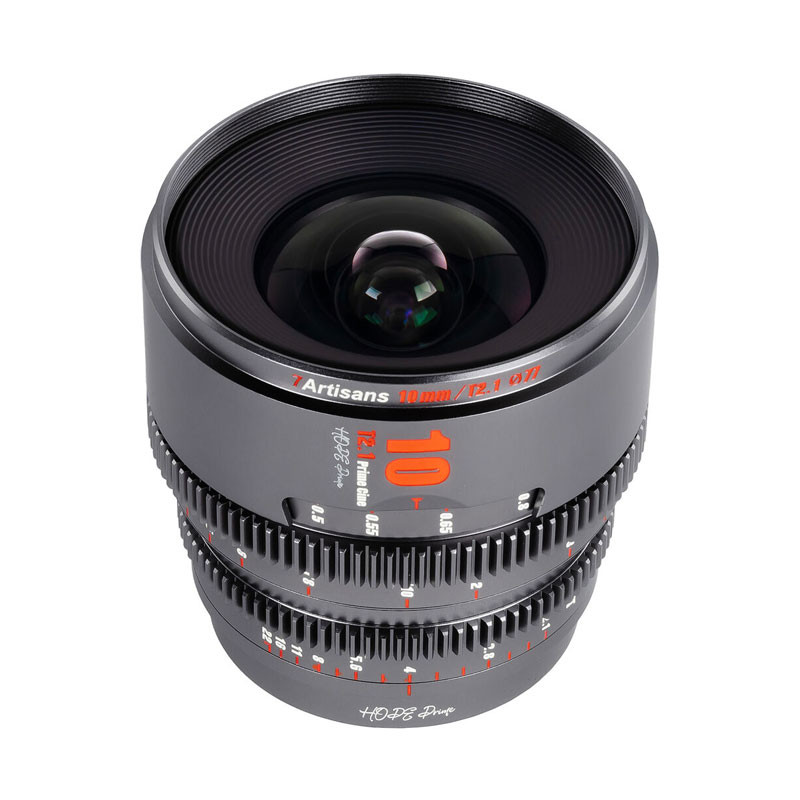 7Artisans Hope S35 10mm T2.1 objektív (Sony E bajonett) ezüst-1