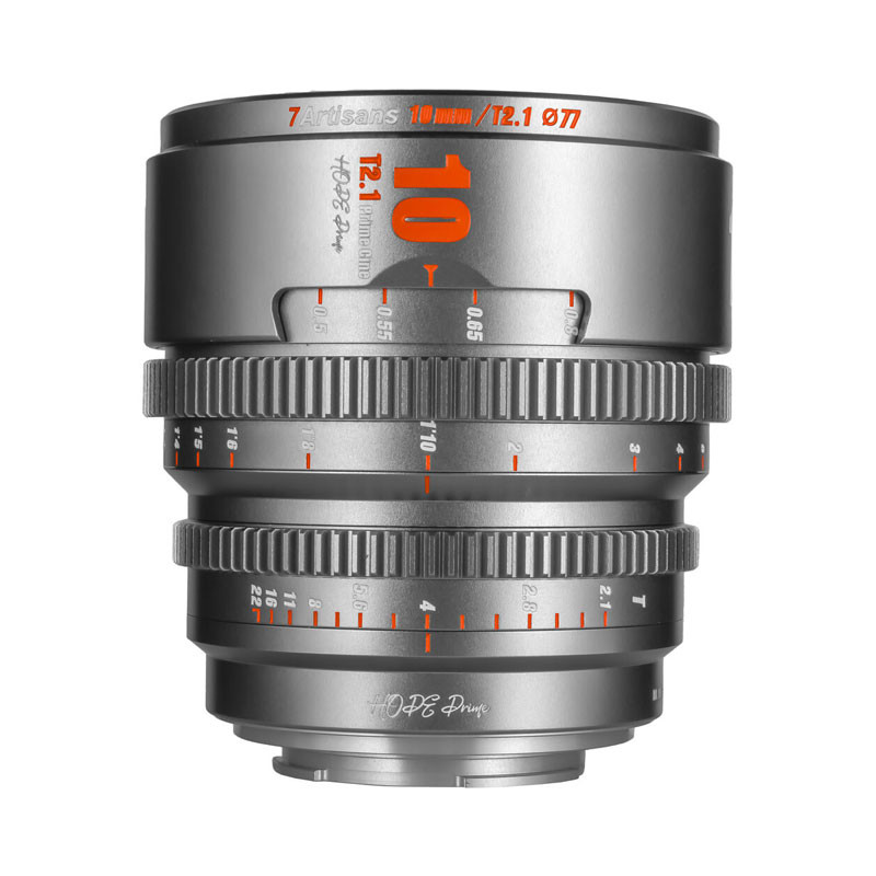 7Artisans Hope S35 10mm T2.1 objektív, ezüst (Fujifilm FX)-0