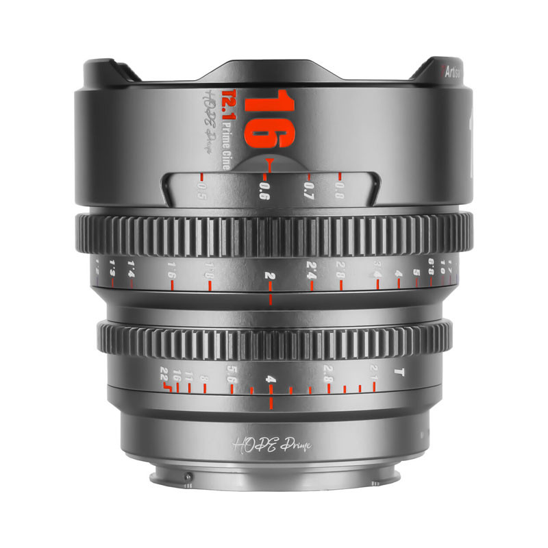 7Artisans Hope S35 16mm T2.1 objektív (M4/3 bajonett) ezüst-0