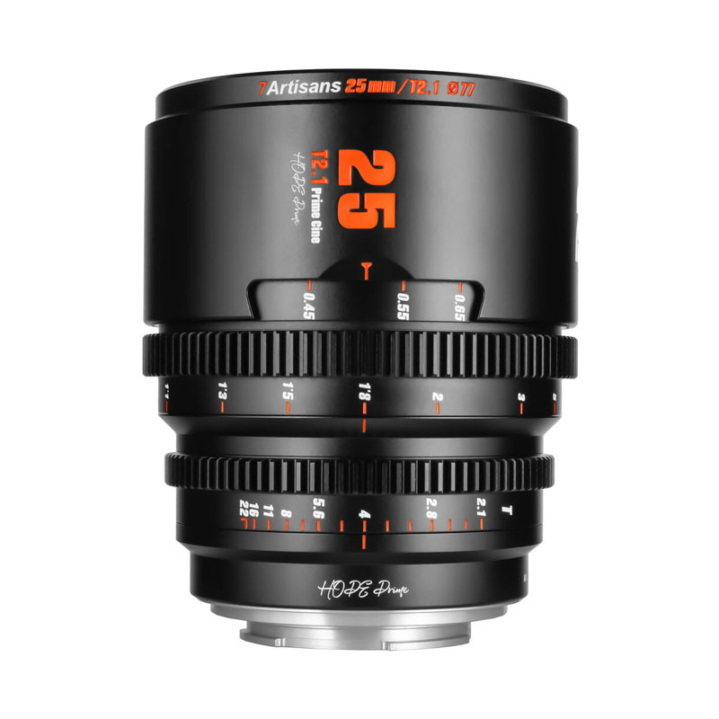 7Artisans Hope S35 25mm T2.1 objektív (Canon RF bajonett)-0