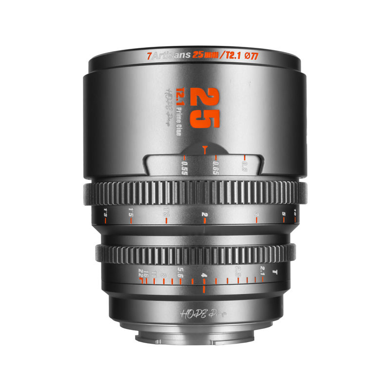 7Artisans Hope S35 25mm T2.1 objektív ezüst (Fujifilm FX)-0