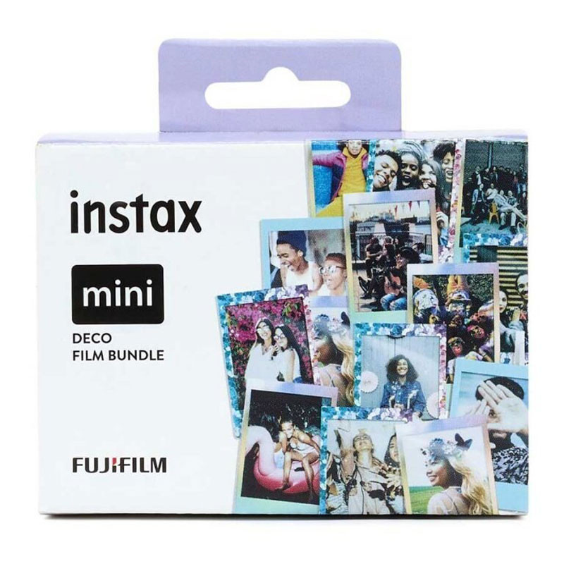 Fujifilm Instax Mini Glossy Deco Fotópapír (3x10 Lap) (confetti, mermaid, blue frame)-0