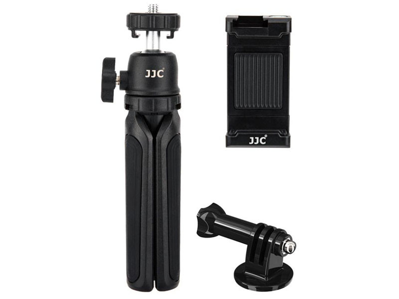 JJC TP-T1K mini állvány + okostelefon + GoPro adapter-8