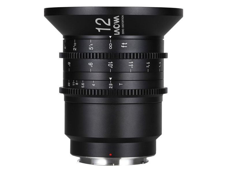 Laowa 12mm T2.9 Zero-D Cine Lens (Dual Scales) L Mount objektív-0