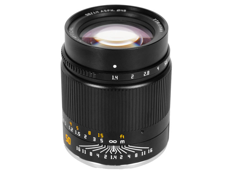 TTArtisan 50mm F1.4 objektív (Sony E bajonett) fekete-0