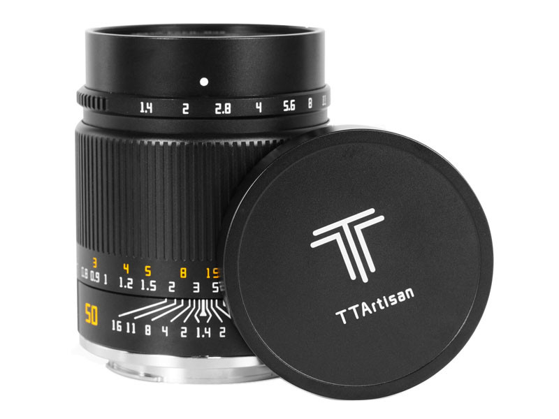 TTArtisan 50mm F1.4 objektív (Sony E bajonett) fekete-1