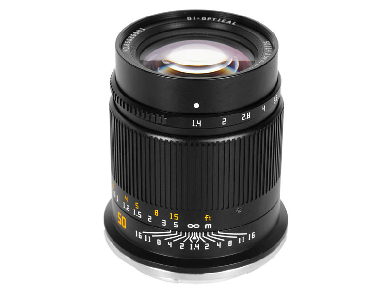 TTArtisan 50mm F1.4 objektív (Nikon Z bajonett) fekete-0