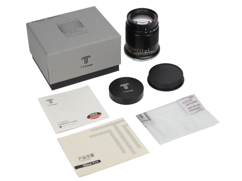 TTArtisan 50mm F1.4 objektív (Nikon Z bajonett) fekete-2