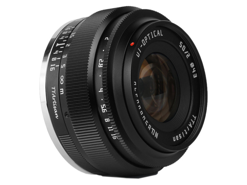 TTArtisan 50mm F2 objektív (Sony E bajonett) fekete-1
