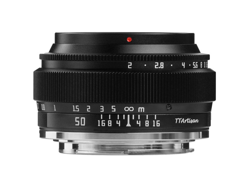TTArtisan 50mm F2 objektív (Sony E bajonett) fekete-2