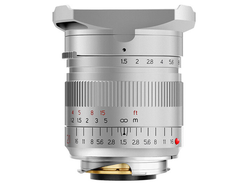 TTartisan 21mm f1.5 Leica M ezüst (Full-Frame) objektív-0