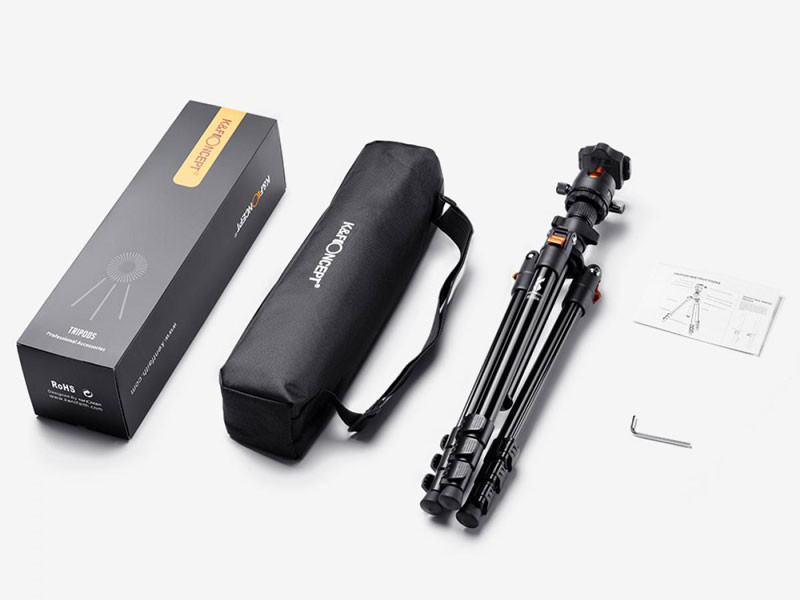 K&F Concept K224AL + BH-28L állvány + ballhead-1