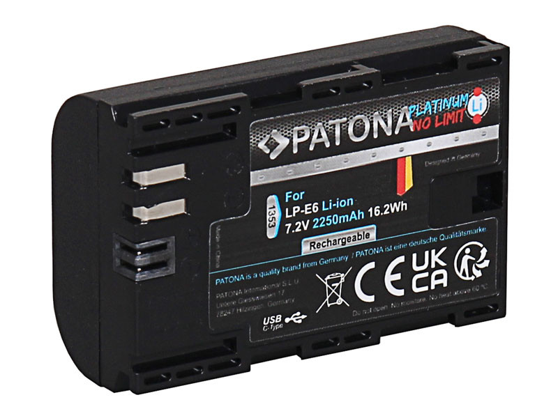 Patona Platinum Canon LP-E6 akku-1