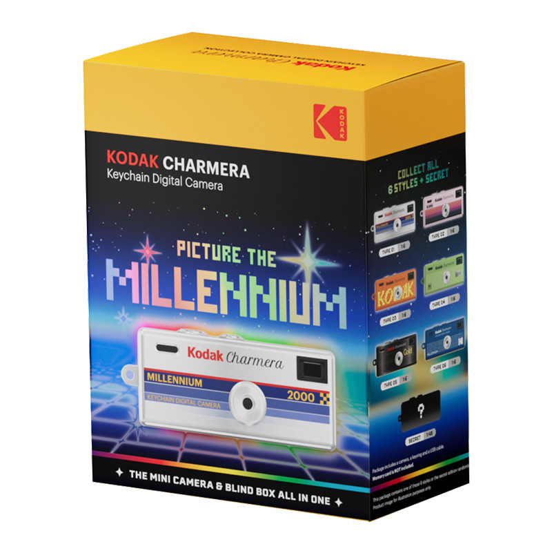 Kodak Charmera Millenium Edition digitális kamera kulcstartó (Blind Box)-0