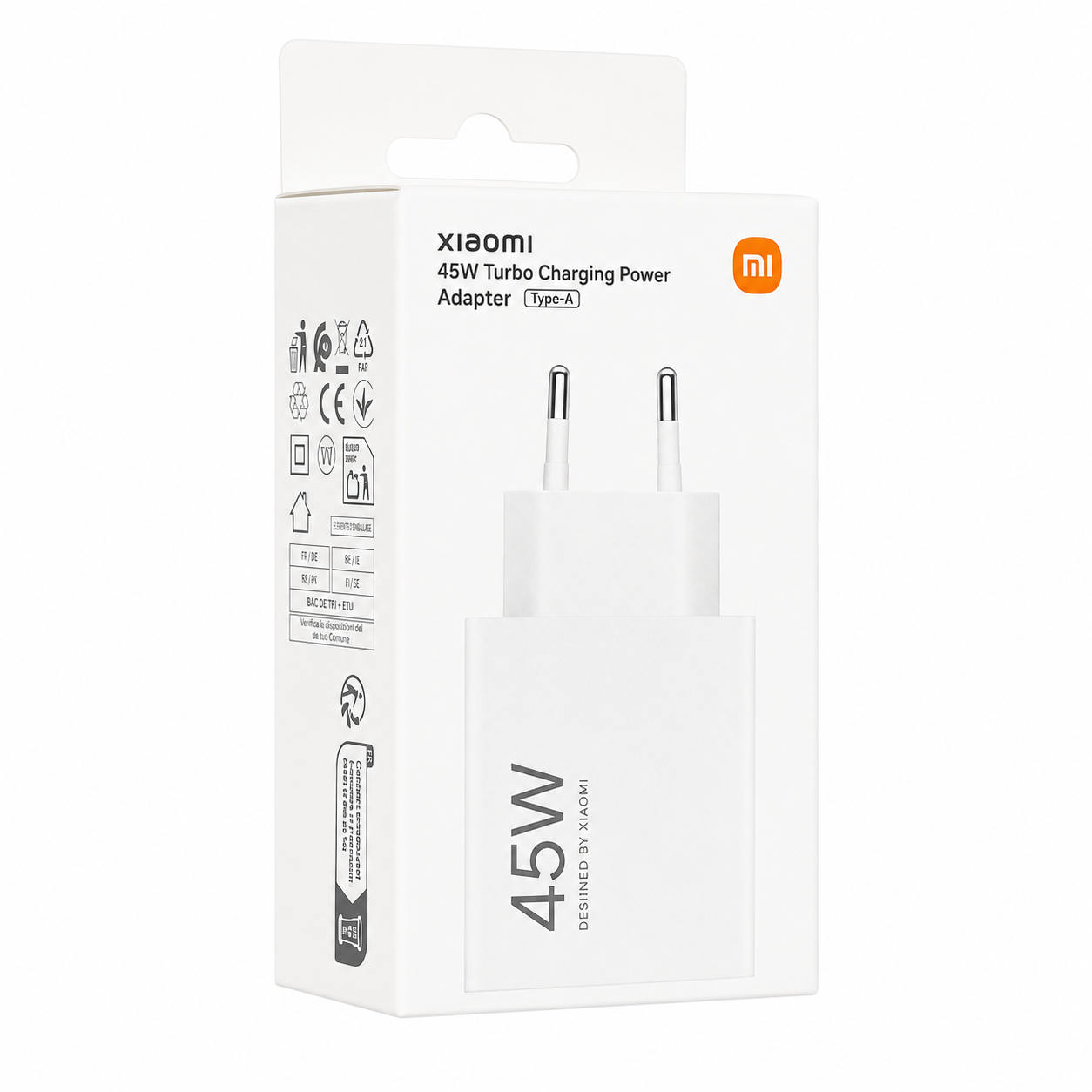 Xiaomi Travel Charger Turbo Power Adapter Type-A 45W Fehér EU BHR07SLEU-1