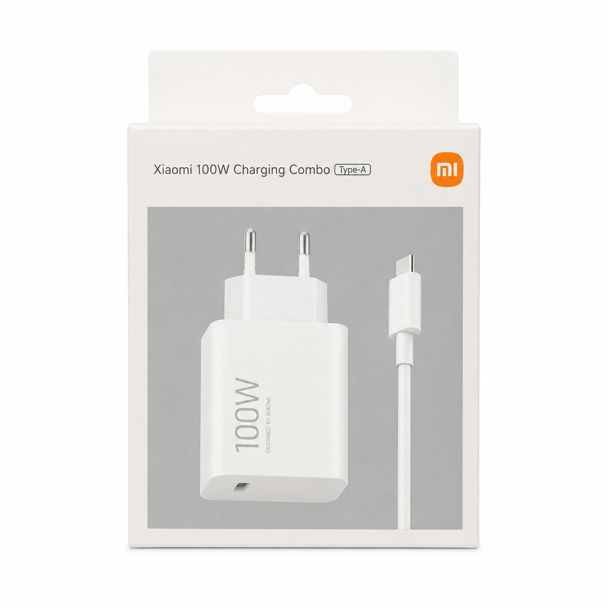 Xiaomi MDY-19-ER USB-A 100W Utazó töltő + Adatkábel 6A USB-C Fehér-1