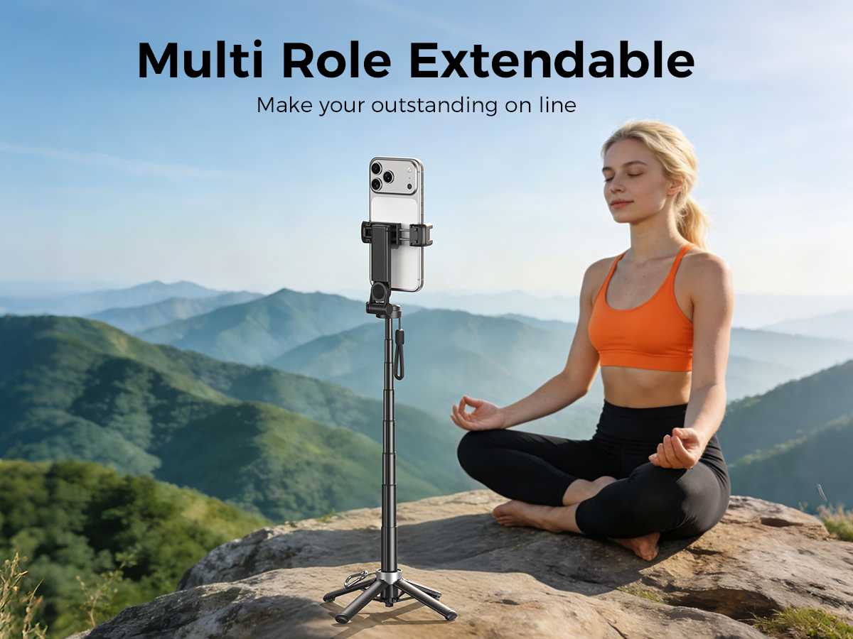XO SS29 Bluetooth szelfibot állvánnyal, fekete, 64 cm-3