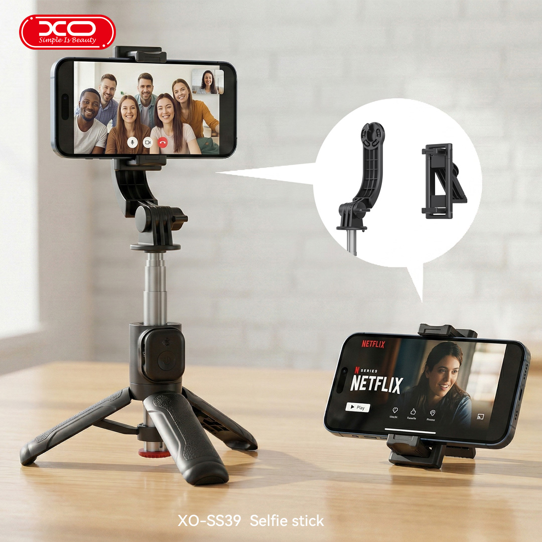 XO SS39 Bluetooth szelfibot és állvány fekete, 70 cm-6