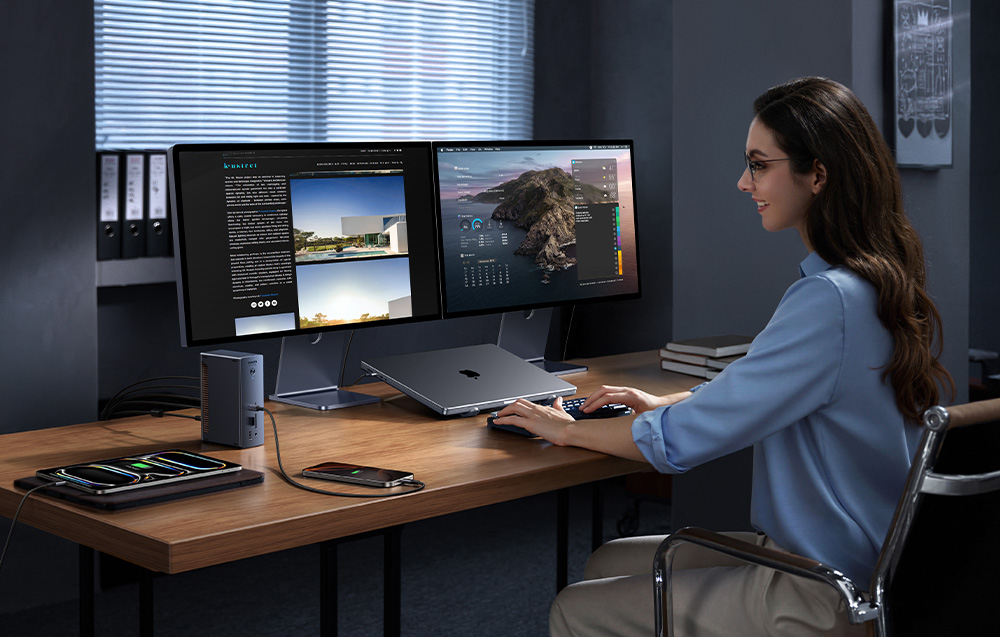 Docking station UGREEN U715 Revodok Max Thunderbolt 5 13-in-1-7