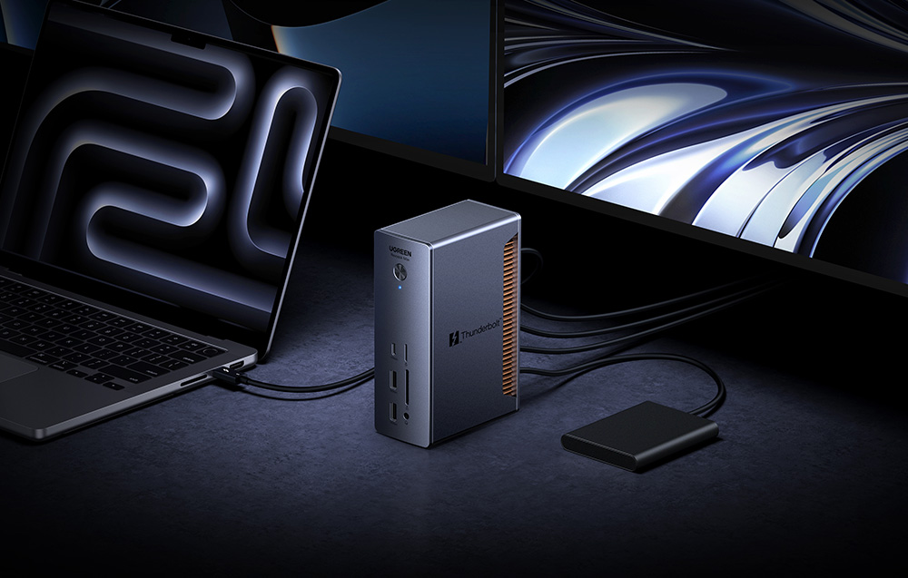 Docking station UGREEN U715 Revodok Max Thunderbolt 5 13-in-1-4