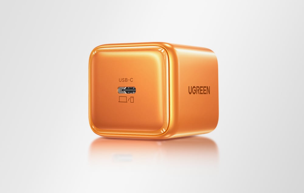 UGREEN X524 Zapix 45 W USB-C GaN töltő, narancssárga-3