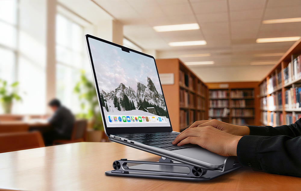 UGREEN LP966 állítható laptopállvány, szürke-4
