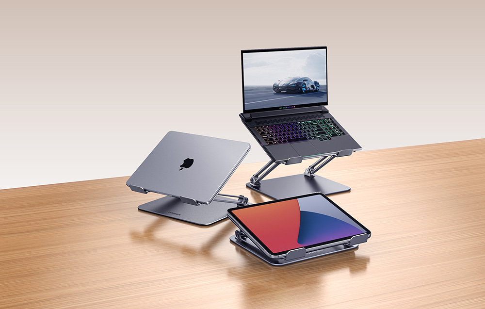 UGREEN LP966 állítható laptopállvány, szürke-5
