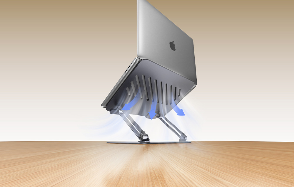 UGREEN LP966 állítható laptopállvány, szürke-6
