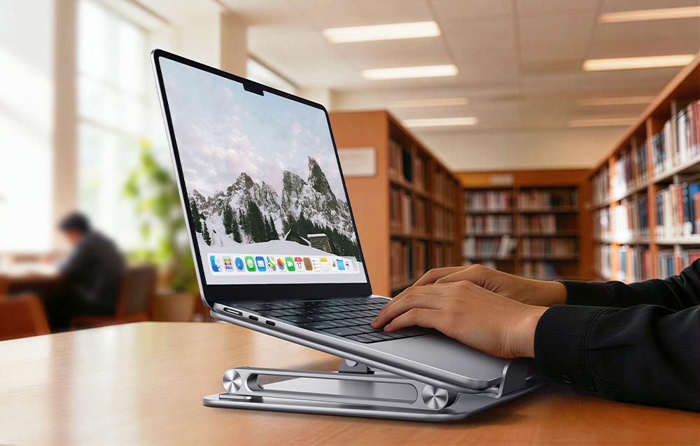 UGREEN LP966 állítható laptopállvány, fehér-4