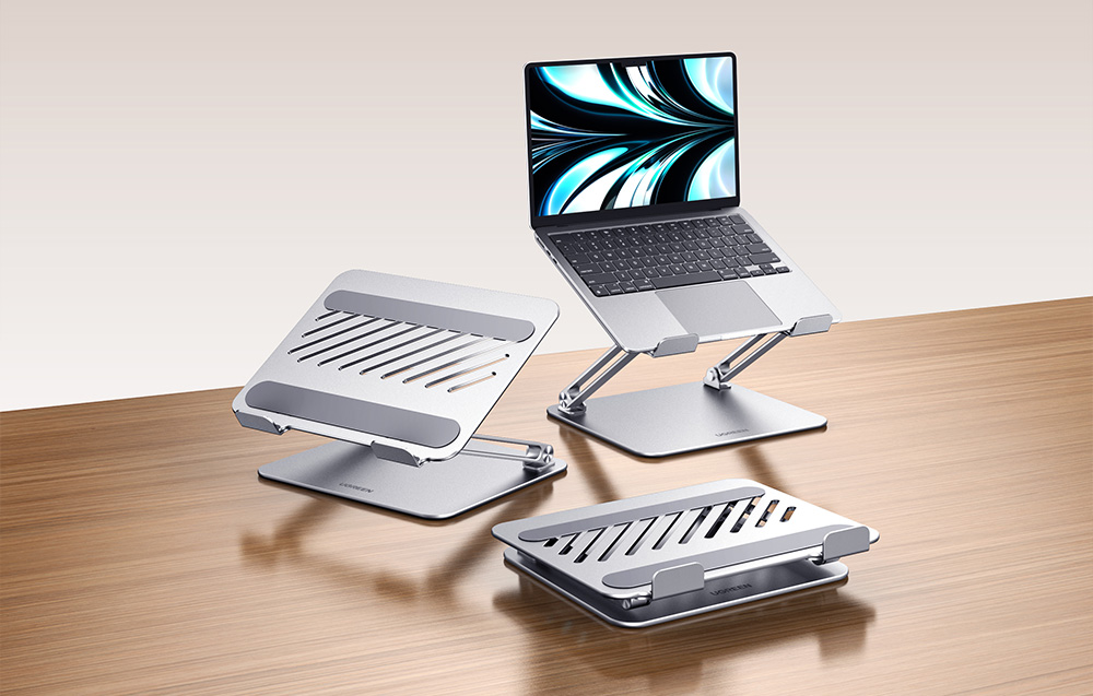 UGREEN LP966 állítható laptopállvány, fehér-5