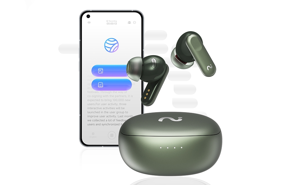 VIAIM Nano+ AI vezeték nélküli fülhallgató, zöld-11