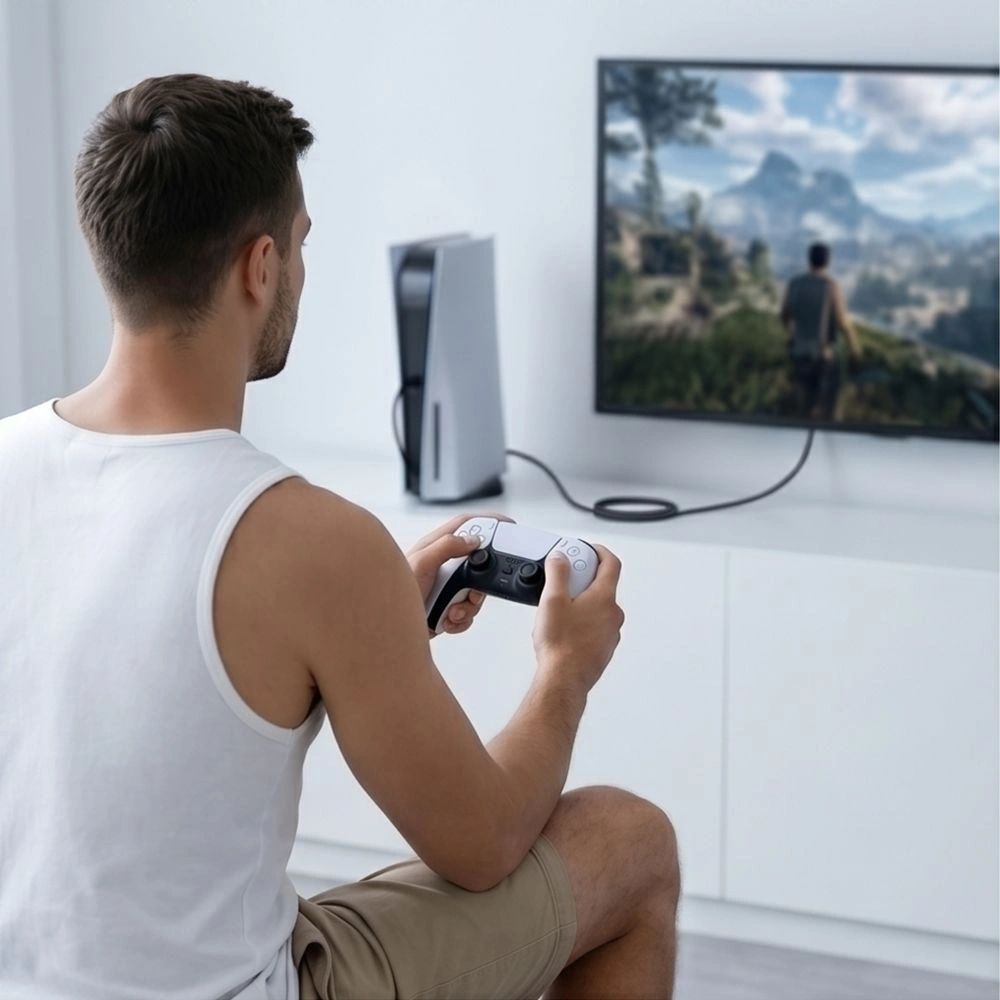TECH-PROTECT Ultraboost  kábel USB-C - HDMI 2.1 8K 60HZ 200cm vasszürke-3