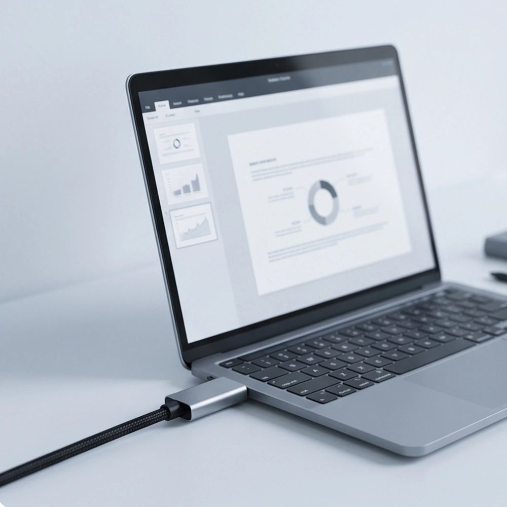 TECH-PROTECT Ultraboost  kábel USB-C - HDMI 2.1 8K 60HZ 200cm vasszürke-5