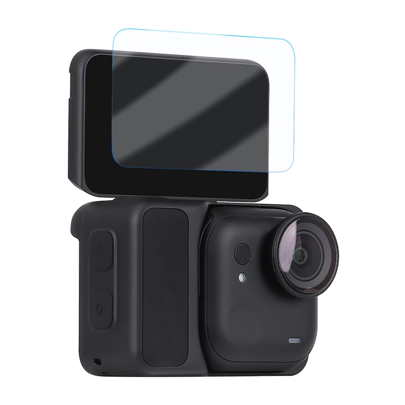 Sunnylife GU-BHM044 edzett üveg kijelzővédő Insta360 GO Ultra kamerához, 2 db-2