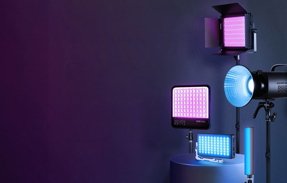 NEEWER RGB1200 RGB LED videólámpa-1