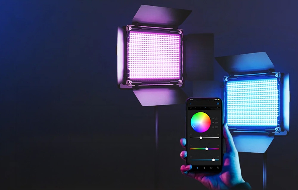 NEEWER RGB1200 RGB LED videólámpa-2