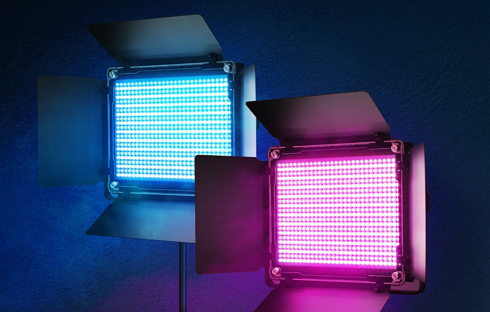 Neewer 660 II PRO RGB LED stúdióvilágítás szett fekete, 2 x 50 W-1