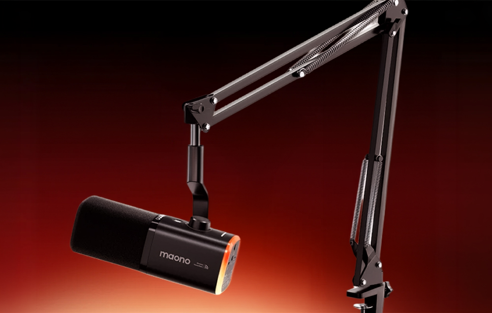 MAONO PD100W vezeték nélküli dinamikus mikrofon fekete-5