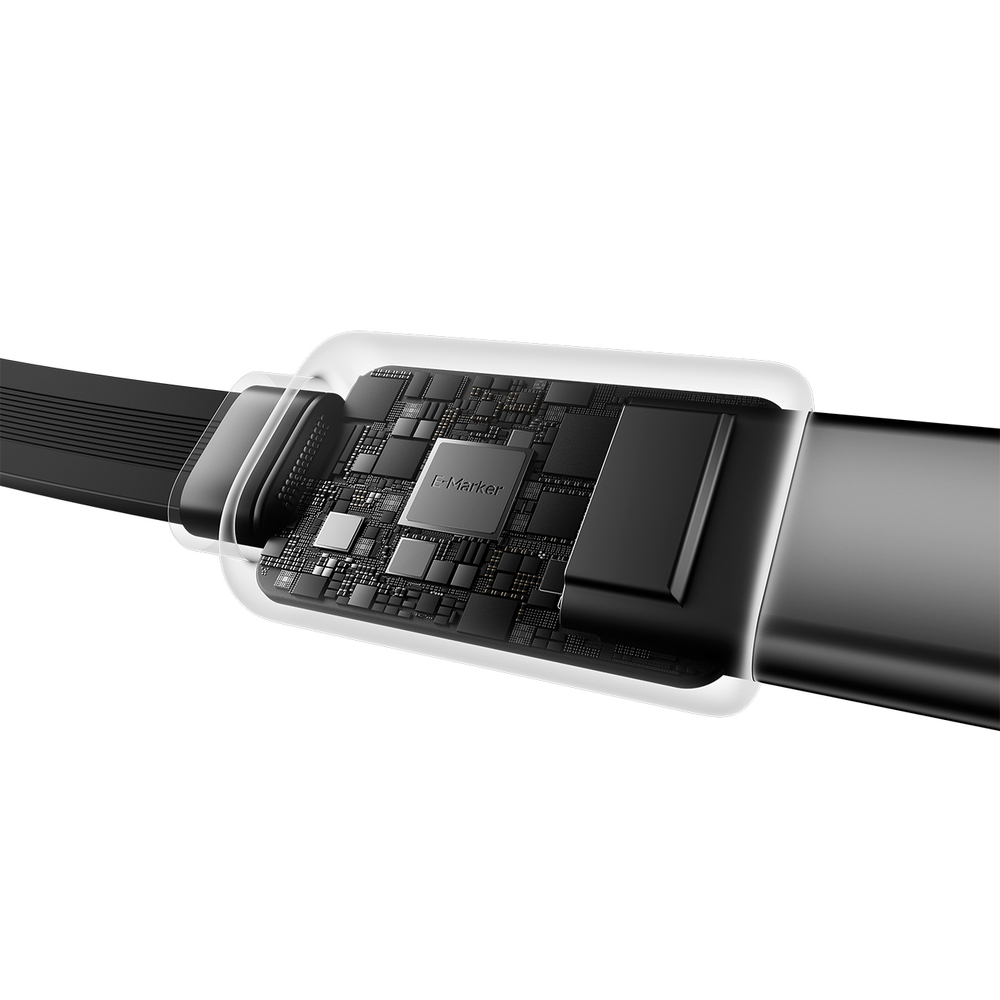 Cuktech CC903P 100 W-os autós töltő kijelzővel és 70 cm-es behúzható USB-C kábellel, szürke-19