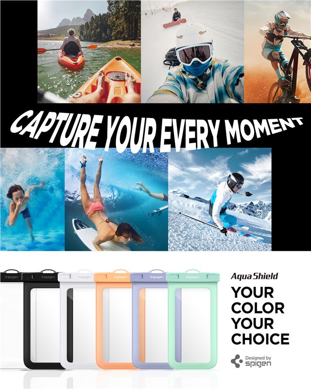 Spigen Aqua Shield A601 vízálló telefontok, fehér, 2 db-6